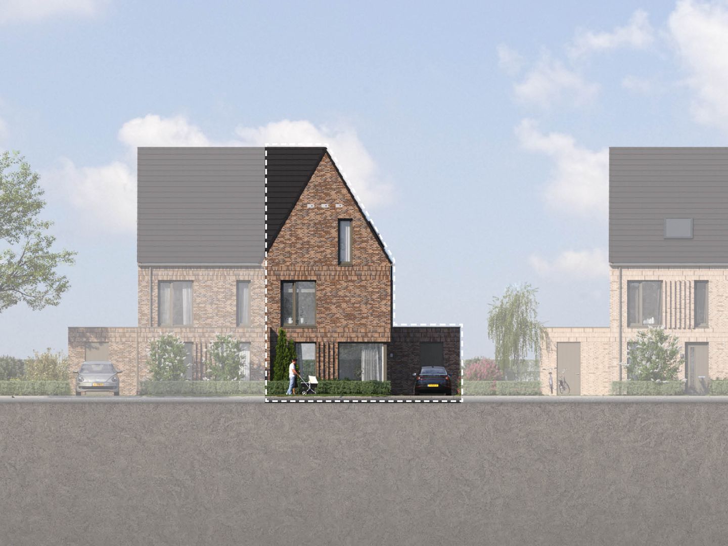2 onder 1 kapwoning (Bouwnr. 87)