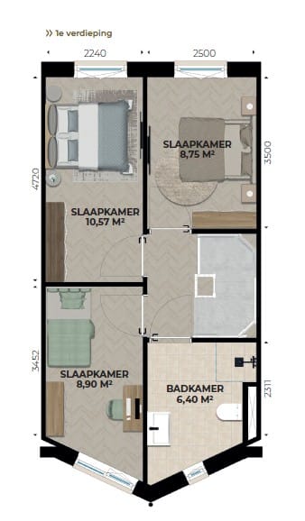Straatjeswoning (Bouwnr. 45)
