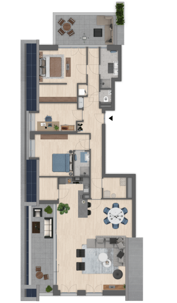 Penthouse Breevaart Zuid (Bouwnr. 8)
