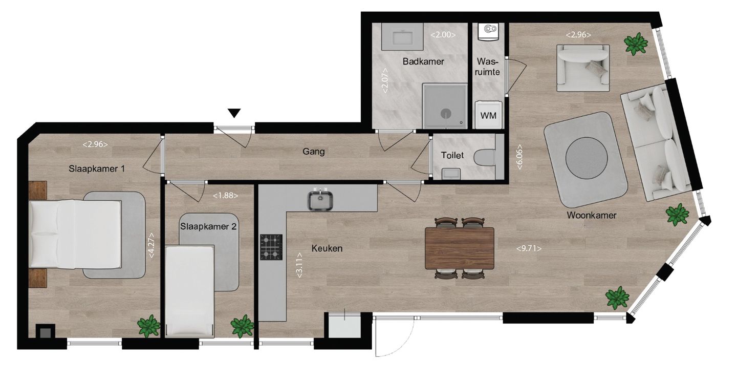 Appartement 2 (Bouwnr. 0)