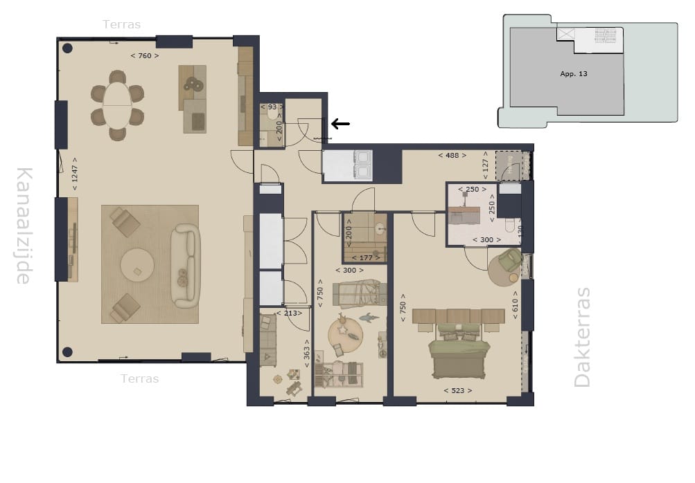 Victoria | Penthouse bnr. 13