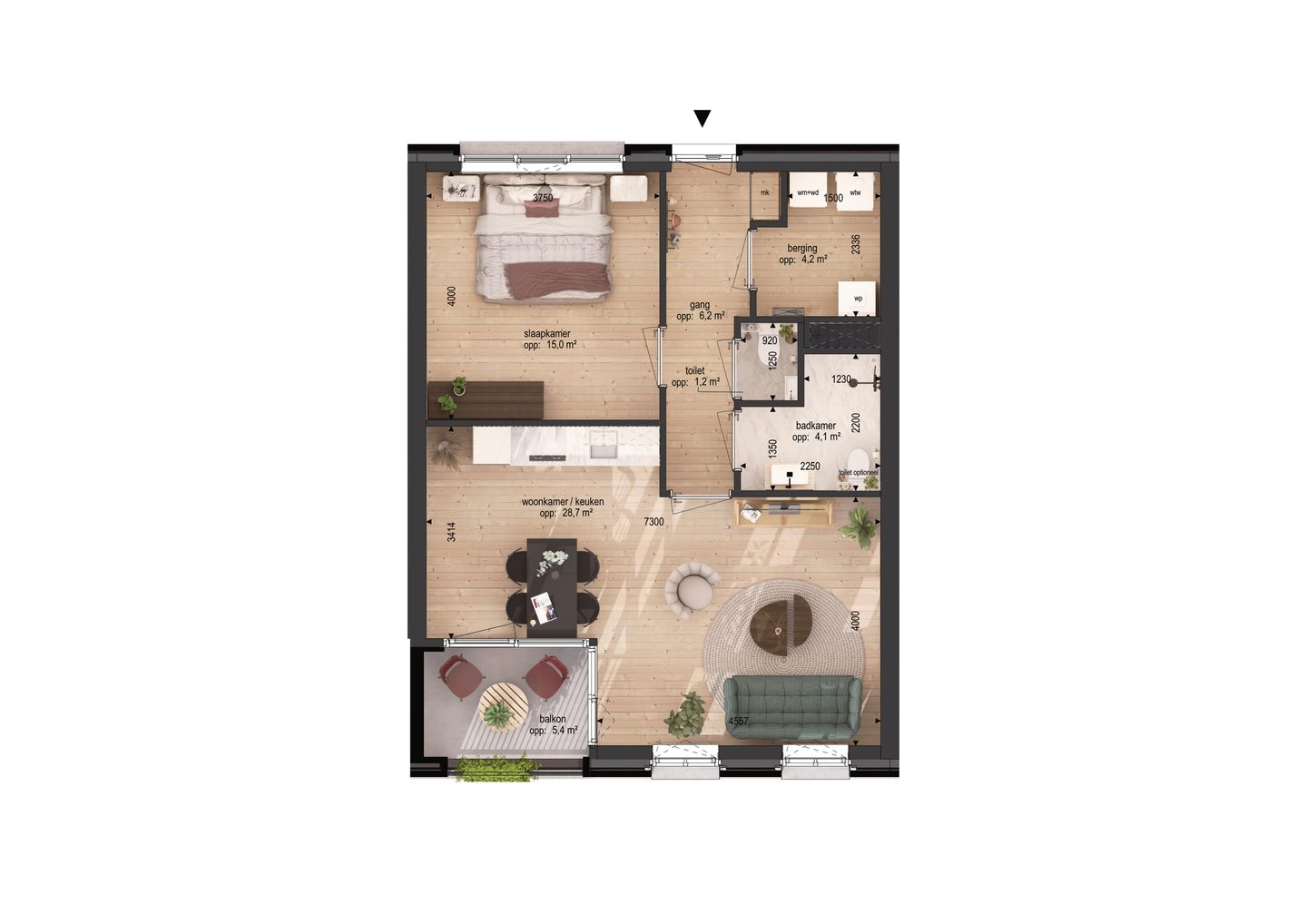 Dingstraat nieuwbouwappartement A26
