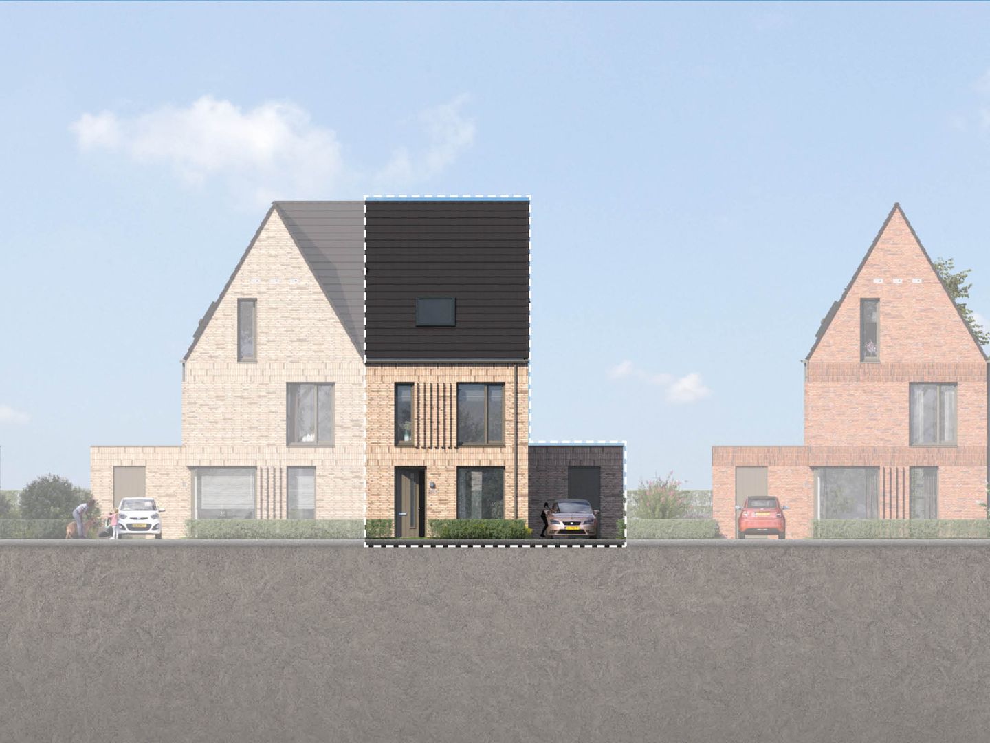 2 onder 1 kapwoning (Bouwnr. 99)