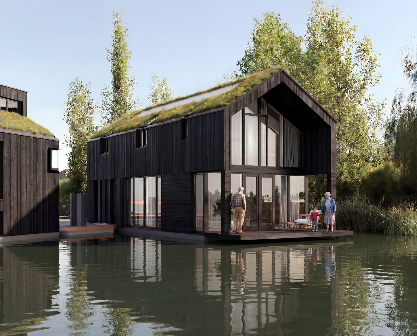 Drijvende woning | type C (Bouwnr. 1)