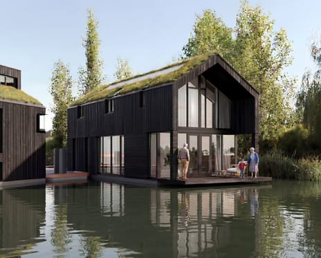 Drijvende woning | type C (Bouwnr. 9)