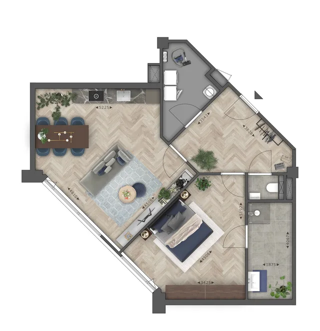 Appartement | 1e verdieping (Bouwnr. 2a-27)