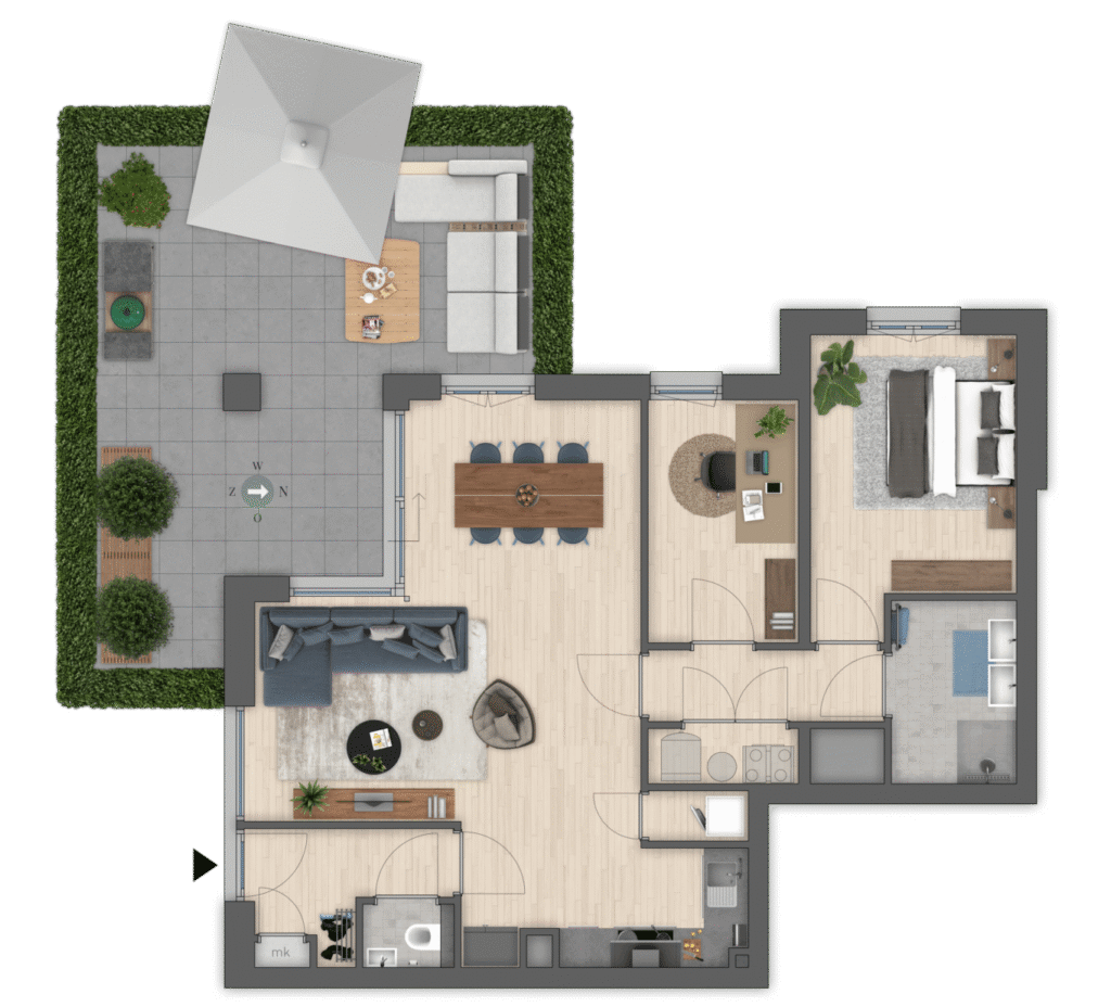 Appartement Breevaart Zuid (Bouwnr. 1)
