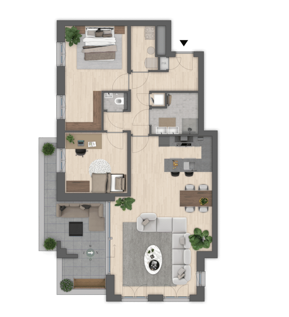 Appartement Breevaart Noord (Bouwnr. 14)