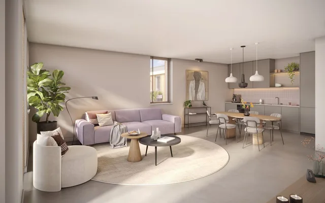 Appartement met balkon (3 kamers) (Bouwnr. 43)