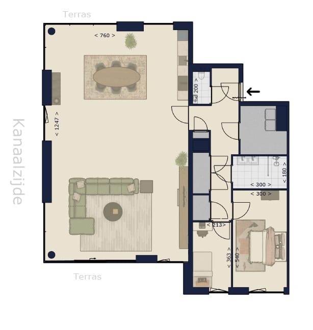 Victoria | Appartement havenkanaal bnr. 5