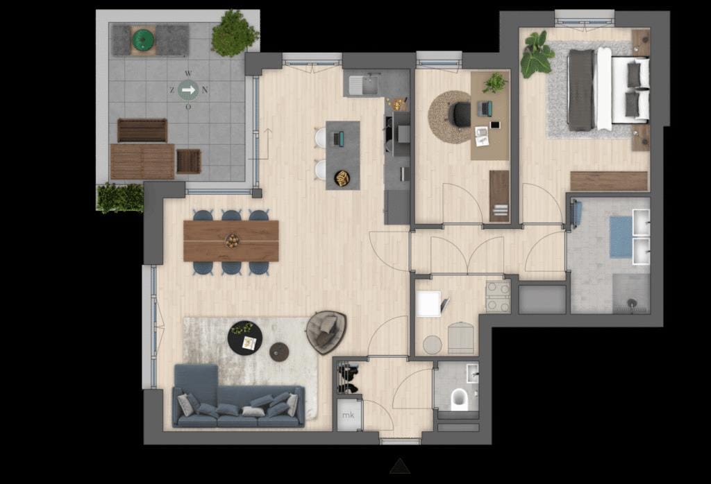 Appartement Breevaart Zuid (Bouwnr. 4)
