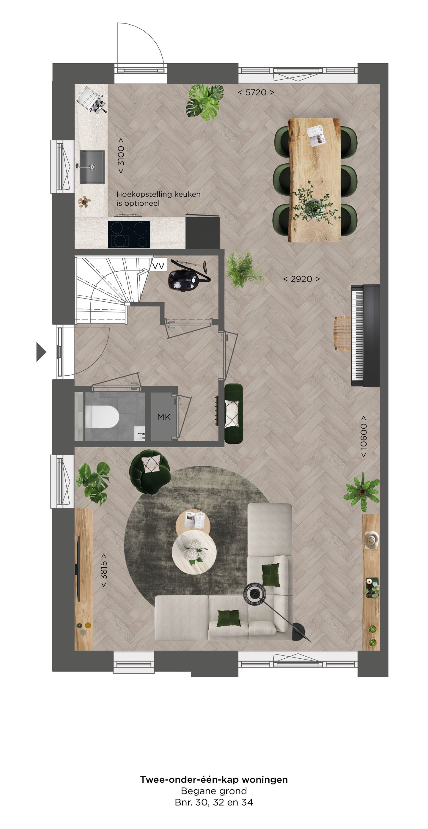 De Rikker - Twee-onder-een-kapwoningen (Bouwnr. 34)