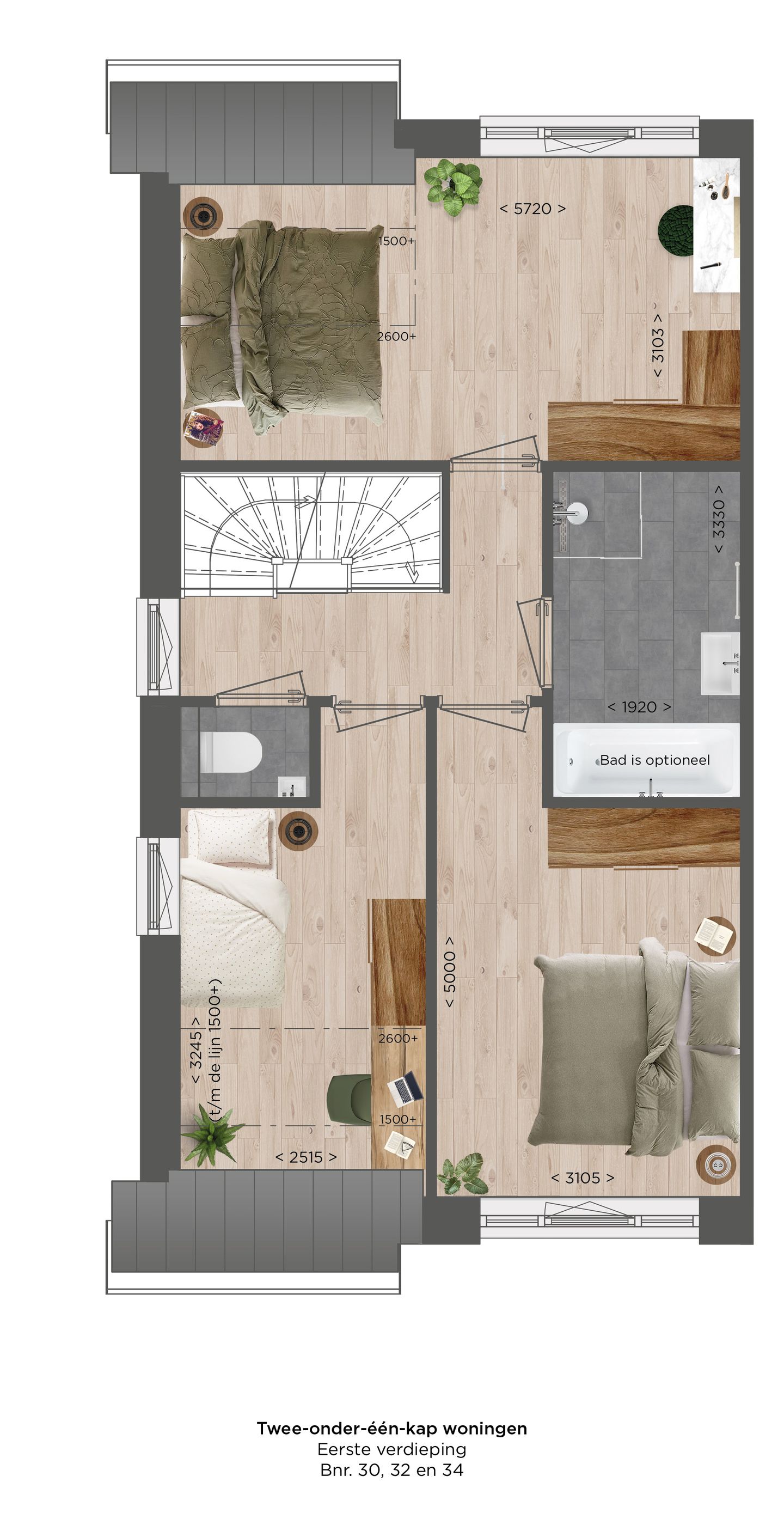 De Rikker - Twee-onder-een-kapwoningen (Bouwnr. 34)