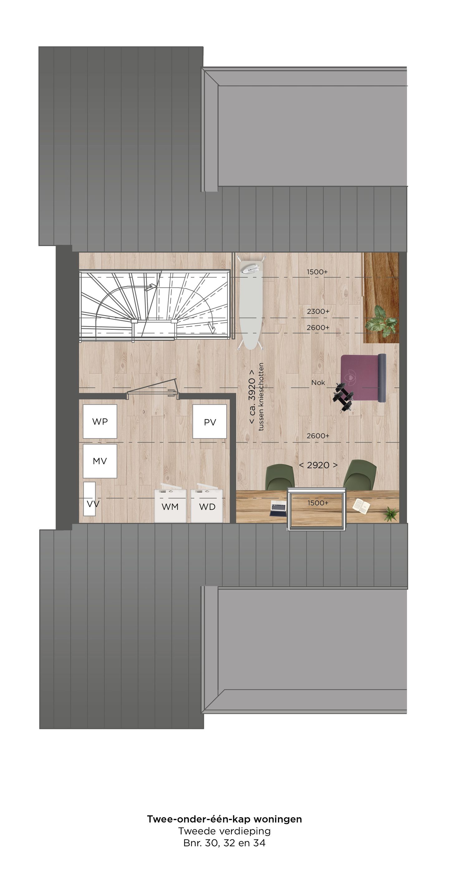 De Rikker - Twee-onder-een-kapwoningen (Bouwnr. 34)